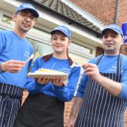 The team at Bailey's Fish & Chips in Diss Picture: Sonya Duncan