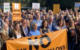 Campaigners are fighting to stop plans for pylons in Norfolk and Suffolk