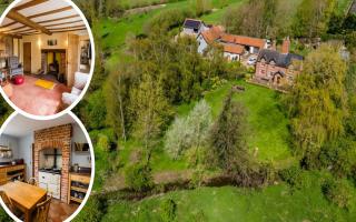 A 17th-century timber frame farmhouse near Harleston is up for sale