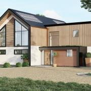 Construction will soon start on a new £1.295m eco home at Long Row in Tibenham near Diss