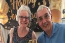 Heather and Peter have celebrated their golden wedding anniversary, after being bridesmaid and best man at a friend's wedding more than 50 years ago.