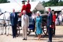 Prince Charles and the Duchess of Cornwall arriving at Sandringham Flower Show 2022