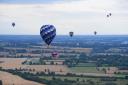 The Old Buckenham Hot Air Balloon Festival 2021 over the Norfolk countryside Picture: Denise Bradley