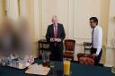 Prime minister Boris Johnson and Chancellor Rishi Sunak in the Cabinet room