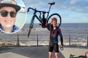 Ian Doe, 51, of Diss, embarked on a charity cycling challenge in memory of son, Callum (pictured), who died from a brain tumour aged 15