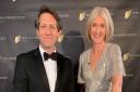 Amelia Reynolds and David Whiteley at the Royal Television Society awards
