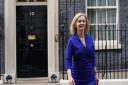 Newly-appointed Foreign Secretary Liz Truss leaves Number 10 Downing Street, as Prime Minister Boris Johnson reshuffles his Cabinet to appoint a 
