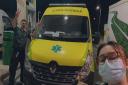 Student paramedic, Jennifer Ward (left), has called for people to 