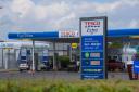 Tesco Extra petrol station in Blue Boar Lane in Sprowston.