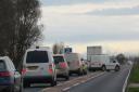 Heavy traffic on the A1066 at South Lopham, near Diss, has cleared following a breakdown