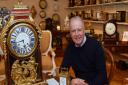 Antique clock and scientific instrument collector, Paul Nunn, in one of his showrooms at Wacton. Picture: DENISE BRADLEY