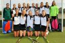 The Harleston Magpies Under-14 team who made progress in the England Hockey Championships by beating Ipswich 7-1. The Under-16 boys and girls also went through comfortably with respective wins over Bishop's Stortford (13-0) and Pelicans (16-0) while the