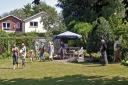 Visitors enjoy a garden in London Road as part of a previous Harleston Open Gardens. Picture: ARCHANT LIBRARY