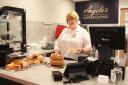 Manager Alison Davies at the newly opened Angela\'s Coffee Lounge at John Doe of Diss.