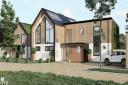 Construction will soon start on a new £1.295m eco home at Long Row in Tibenham near Diss