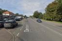 Dereham Road in Norwich is blocked following a two-vehicle crash