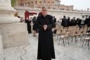 Father Michael has been dismissed as a priest after physically assaulting a 77-year-old woman - pictured here at St Peter’s