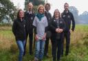 Norfolk Wildlife Trust staff at the launch of the Claylands Wilder Connections project