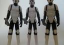 Stormtrooper collectables in the May the Toys Be with You exhibition. Picture: TIME & TIDE EXHIBITION