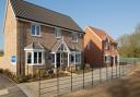 Completed properties at Bennett Homes' Sproughton development.