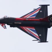 The Typhoon files at the Old Buckenham Air Show. Picture: DENISE BRADLEY