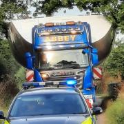 File photo of an abnormal load