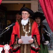Town mayor Eric Taylor was present at the event. Picture: Sarah Lucy Brown