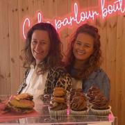 Natalie Jones (left) has teamed up with sister and baker Keeley Jones (right) to open a cake parlour in her Diss shop Harriet's Home and Garden.