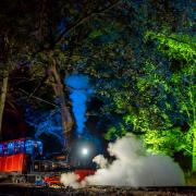 At Bressingham at Night there will be steam train rides in the dark with illuminations.