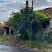 The barn is in Redlingfield in mid Suffolk