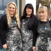 Pam Perry and Amanda Kane, owners of Hilary and Alice, with their creative assistant, Mary Lambert, at their new store in Diss town centre, Mere Street. Photo: Emily Thomson