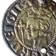 A medieval Scottish coin was found in a field in Long Stratton. Picture: Norfolk County Council