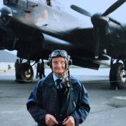 Stevie Stevens flew 29 Lancaster bomber missions and in 1943 received the Distinguished Flying Cross for bravery from King George VI. Picture: Jonny Cracknell