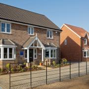 Completed properties at Bennett Homes' Sproughton development.