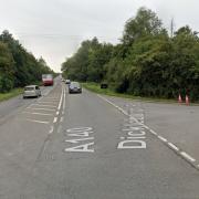 The A140 at Dickleburgh will be closed next week